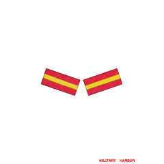 WWII Japanese IJA Army Collar Insignias M1943 Showa 18 Type 3 Lance Corporal 第二次世界大戦日本帝国陆軍三式襟章兵長 WWII Japan collar insignias,WW2 japanese,japanese collar insignias,WW2 japanese badge,IJA badge,IJN badge