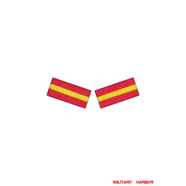 WWII Japanese IJA Army Collar Insignias M1943 Showa 18 Type 3 Lance Corporal 第二次世界大戦日本帝国陆軍三式襟章兵長 WWII Japan collar insignias,WW2 japanese,japanese collar insignias,WW2 japanese badge,IJA badge,IJN badge