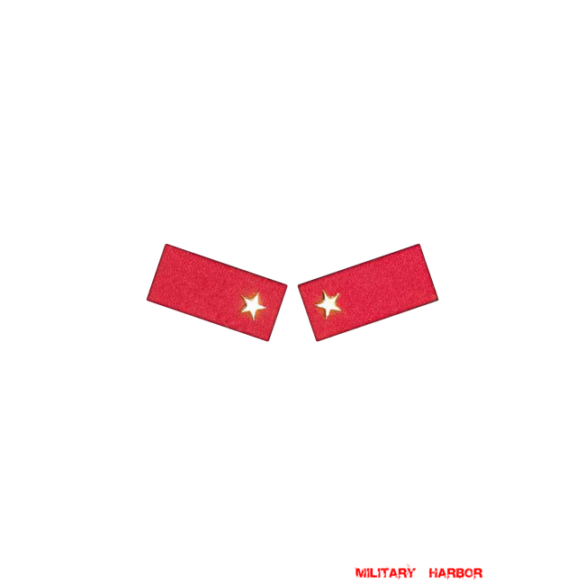 WWII Japanese IJA Army Collar Insignias M1943 Showa 18 Type 3 Private 2nd Class 第二次世界大戦日本帝国陆軍三式襟章二等兵 WWII Japan collar insignias,WW2 japanese,japanese collar insignias,WW2 japanese badge,IJA badge,IJN badge