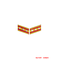 WWII Japanese IJA Army Collar Insignias M1938 Showa 13 Type 98 Captain 第二次世界大戦日本帝国陆軍98式襟章大尉 WWII Japan collar insignias,WW2 japanese,japanese collar insignias,WW2 japanese badge,IJA badge,IJN badge