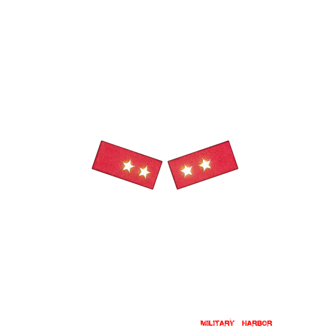 WWII Japanese IJA Army Collar Insignias M1938 Showa 13 Type 98 Private 1st Class 第二次世界大戦日本帝国陆軍98式襟章一等兵 WWII Japan collar insignias,WW2 japanese,japanese collar insignias,WW2 japanese badge,IJA badge,IJN badge