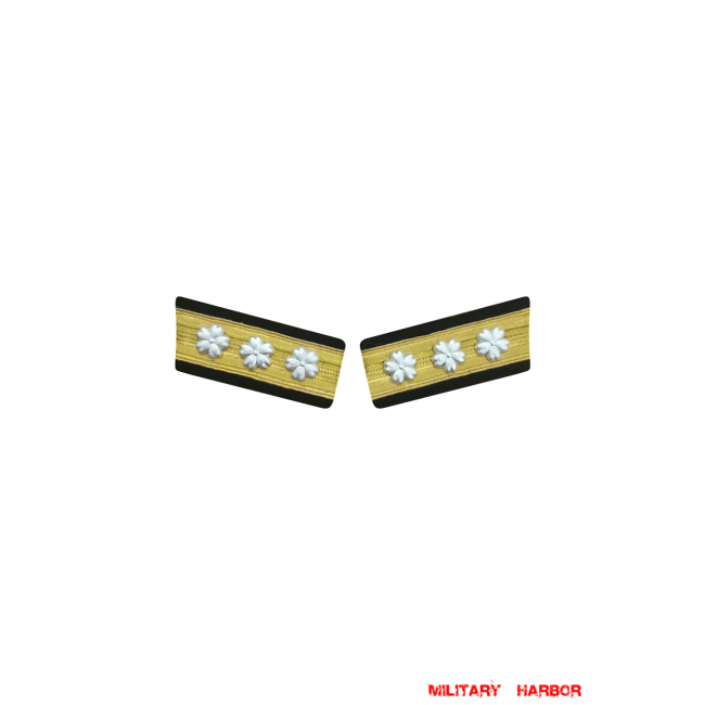 WWII Japanese IJN Navy Collar Insignias Admiral 第二次世界大戦日本帝国海軍襟章大將 WWII Japan collar insignias,WW2 japanese,japanese collar insignias,WW2 japanese badge,IJA badge,IJN badge