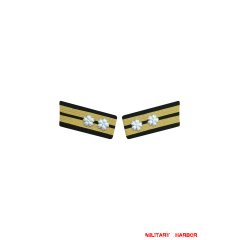 WWII Japanese IJN Navy Collar Insignias Commander 第二次世界大戦日本帝国海軍襟章中佐 WWII Japan collar insignias,WW2 japanese,japanese collar insignias,WW2 japanese badge,IJA badge,IJN badge