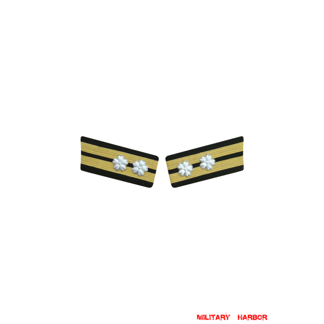 WWII Japanese IJN Navy Collar Insignias Commander 第二次世界大戦日本帝国海軍襟章中佐 WWII Japan collar insignias,WW2 japanese,japanese collar insignias,WW2 japanese badge,IJA badge,IJN badge