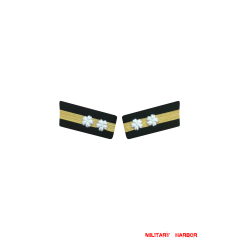 WWII Japanese IJN Navy Collar Insignias Lieutenant Junior Grade 第二次世界大戦日本帝国海軍襟章中尉 WWII Japan collar insignias,WW2 japanese,japanese collar insignias,WW2 japanese badge,IJA badge,IJN badge
