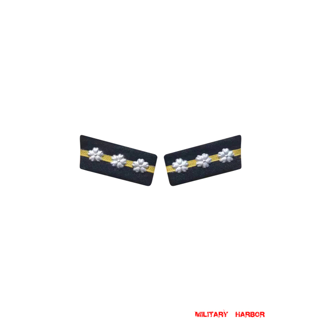 WWII Japanese IJN Navy Collar Insignias Special Duty Lieutenant 第二次世界大戦日本帝国海軍襟章特務大尉 WWII Japan collar insignias,WW2 japanese,japanese collar insignias,WW2 japanese badge,IJA badge,IJN badge