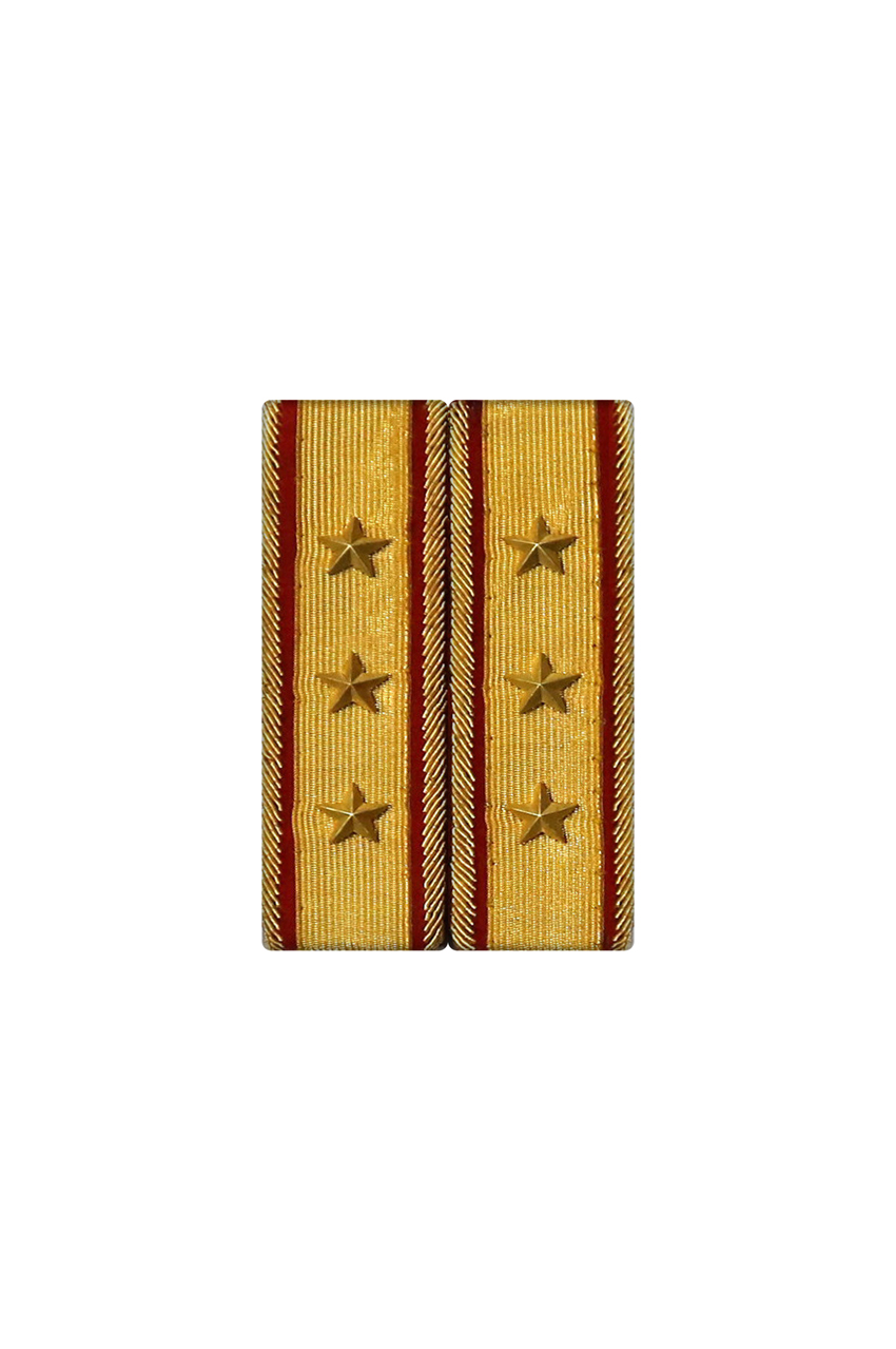 WWII Japanese IJA Army Shoulder Boards M1930 Showa 5 Type 5 General 第二次世界大戦日本帝国陆軍昭五式肩章大將