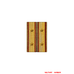 WWII Japanese IJA Army Shoulder Boards M1930 Showa 5 Type 5 Lieutenant General 第二次世界大戦日本帝国陆軍昭五式肩章中將 WWII Japanese IJA Army Shoulder Boards M1930 Showa 5 Type 5 Lieutenant General 第二次世界大戦日本帝国陆軍昭五式肩章中將