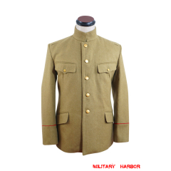 WWII Japanese IJA M1906 Type38 Wool tunic yellowish brown 明治38年 日本帝国陸軍 三八式ジャケット軍衣 ウール黄褐色 WWII Japan tunic,WW2 japanese,japanese uniforms,Imperial Japanese army,Imperial Japanese navy,WW2 japan uniform,helmet,insignia,badge,medal,field gear,boots for reenactors