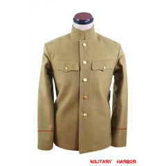 WWII Japanese IJA M1912 Type45 EM Wool tunic yellowish brown 第二次世界大戦日本帝国陸軍 四五式兵用ジャケット軍衣 ウール黄褐色 WWII Japanese IJA M1912 Type45 EM Wool tunic yellowish brown 第二次世界大戦日本帝国陸軍 四五式兵用ジャケット軍衣 ウール黄褐色