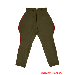 WWII Japanese IJA M1912 Type45 Officer wool breeches olive drab 第二次世界大戦日本帝国陸軍 四五式 乗馬ズボン 茶褐色 WWII Japan tunic,WW2 japanese,japanese uniforms,Imperial Japanese army,Imperial Japanese navy,WW2 japan uniform,helmet,insignia,badge,medal,field gear,boots for reenactors
