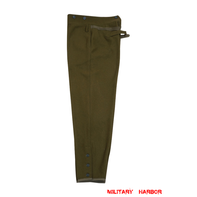 WWII Japanese IJA M1938 Type 98 M98 EM wool trousers olive drab 第二次世界大戦日本帝国陸軍 九八式 ズボン ウール 茶褐色 WWII Japan tunic,WW2 japanese,japanese uniforms,Imperial Japanese army,Imperial Japanese navy,WW2 japan uniform,helmet,insignia,badge,medal,field gear,boots for reenactors