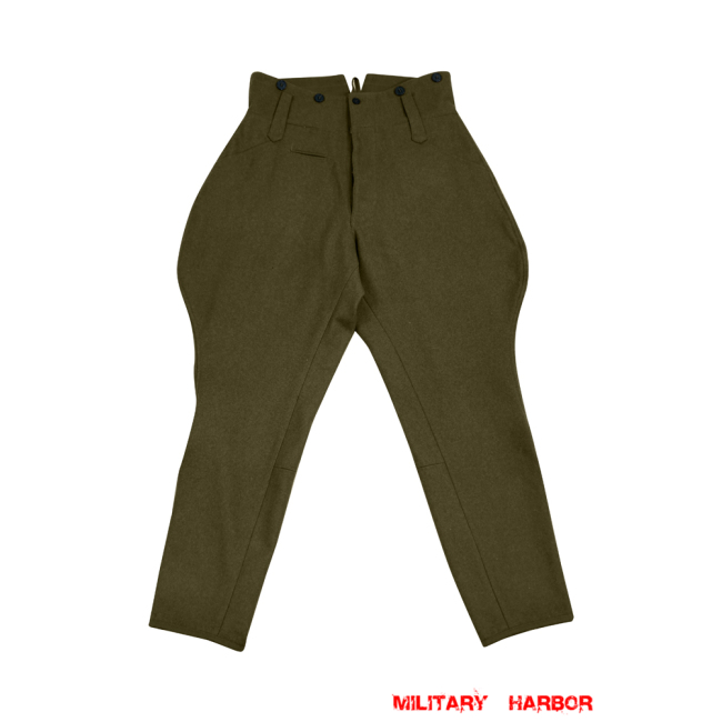 WWII Japanese IJA M1938 Type 98 M98 EM breeches olive drab 第二次世界大戦日本帝国陸軍 九八式 乗馬ズボン 茶褐色 WWII Japan tunic,WW2 japanese,japanese uniforms,Imperial Japanese army,Imperial Japanese navy,WW2 japan uniform,helmet,insignia,badge,medal,field gear,boots for reenactors