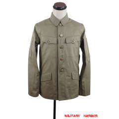 WWII Japanese IJA special paratrooper summer Khaki field tunic 第二次世界大戦日本帝国陸軍 義烈空挺夏用兵用ジャケット軍衣 WWII Japanese IJA special paratrooper summer Khaki field tunic 第二次世界大戦日本帝国陸軍 義烈空挺夏用兵用ジャケット軍衣