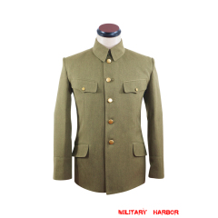 WWII Japanese IJA M1938 Type 98 M98 Officer Winter Gabardine tunic 第二次世界大戦日本帝国陸軍 九八式士官将校用冬用ジャケット軍衣 ギャバジン材料 WWII Japan tunic,WW2 japanese,japanese uniforms,Imperial Japanese army,Imperial Japanese navy,WW2 japan uniform,helmet,insignia,badge,medal,field gear,boots for reenactors