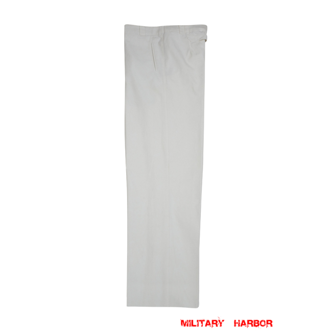 WWII Japanese IJN Navy Second Type trousers White 第二次世界大戦 日本帝国海軍 二種ズボン白/ワイト WWII Japan trousers,WW2 japanese,japanese uniforms,Imperial Japanese army,Imperial Japanese navy,WW2 japan uniform,helmet,insignia,badge,medal,field gear,boots for reenactors