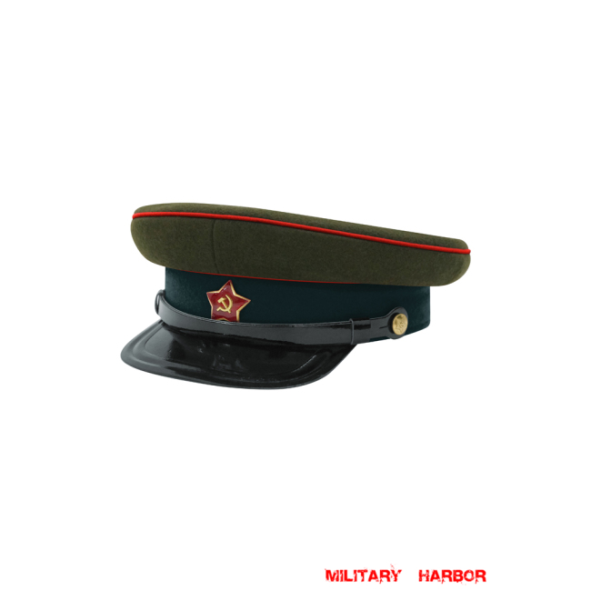 WWII Russian Soviet Red Army Medical Wool M35 Visor Cap Soviet Visor Caps ,Soviet Union Visor Caps,USSR Visor Caps,Red Army Visor Caps,RKKA Visor Caps,NKVD Visor Caps