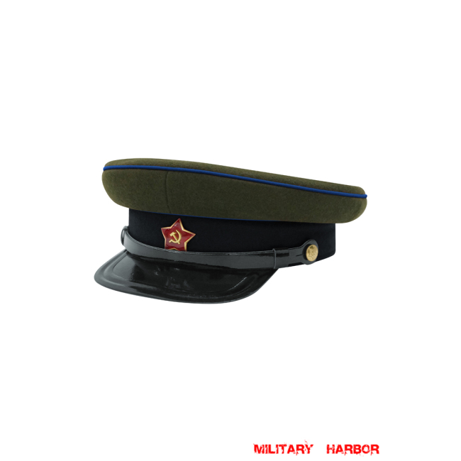 WWII Russian Soviet Red Army Technical/Engineer Wool M35 Visor Cap Soviet Visor Caps ,Soviet Union Visor Caps,USSR Visor Caps,Red Army Visor Caps,RKKA Visor Caps,NKVD Visor Caps