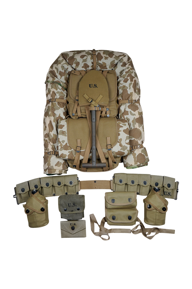 ww2 US,ww2 US ARMY,ww2 USMC, US field gear,vintage, M1, helmet, field, jacket, paratrooper,Blitz,Dday,Operation Market Garden,Normandy,Arden,Battle of berlin,Barbarossa,El Alamein,Dunkirk,midway,bulge,Band of Brothers,Saving Private Ryan,Fury,Valkyrie,WWII USMC Field Gear Package