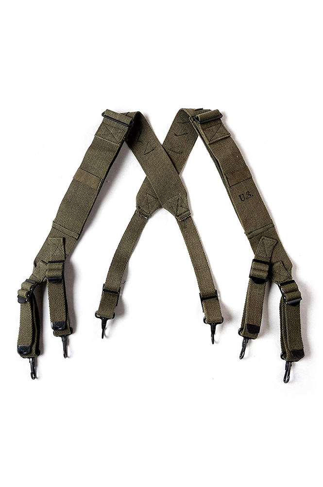 ww2 US,ww2 US ARMY,ww2 USMC, US field gear,vintage, M1, helmet, field, jacket, paratrooper,Blitz,Dday,Operation Market Garden,Normandy,Arden,Battle of berlin,Barbarossa,El Alamein,Dunkirk,midway,bulge,Band of Brothers,Saving Private Ryan,Fury,Valkyrie,WWII M1945 Combat Suspender in olive drab no.7