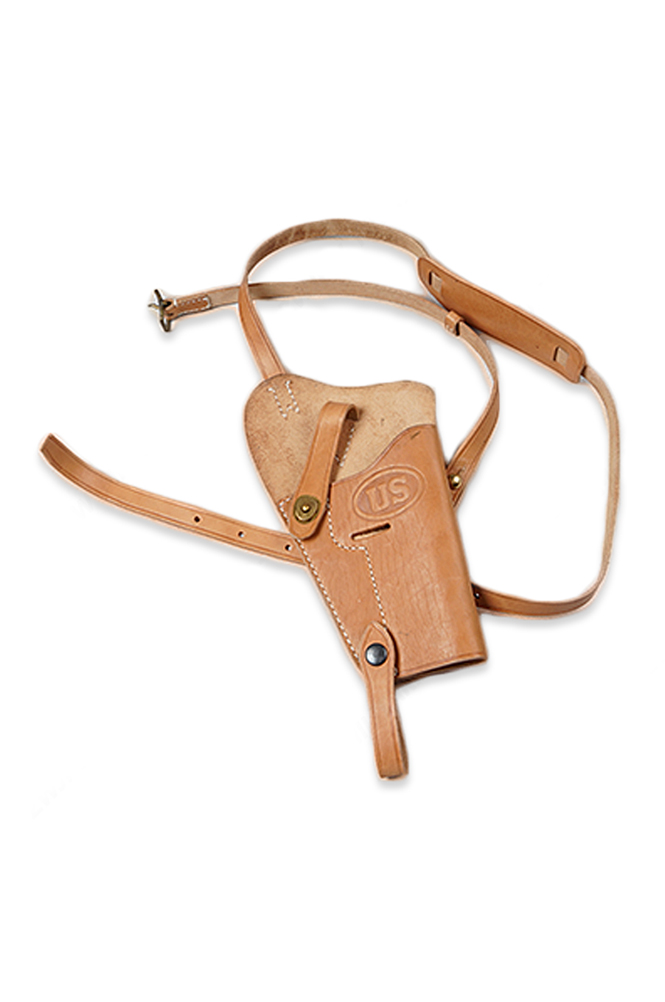 thumbnail image 2 of WWII Gear - US M3 Leather Shoulder Holster For M1911A1 .45 - Russet WWII Repro 2 of 9