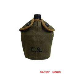 WWII Army M1910 Canteen Cover in OD7 ww2 US,ww2 US ARMY,ww2 USMC, US field gear,vintage, M1, helmet, field, jacket, paratrooper,Blitz,Dday,Operation Market Garden,Normandy,Arden,Battle of berlin,Barbarossa,El Alamein,Dunkirk,midway,bulge,Band of Brothers,Saving Private Ryan,Fury,Valkyrie,WWII Army M1910 Canteen Cover in OD7