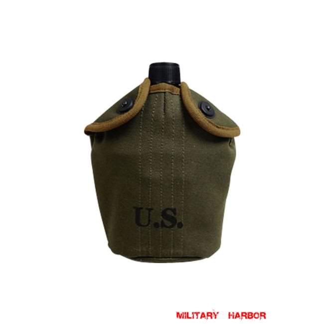 WWII Army M1910 Canteen Cover in OD7 ww2 US,ww2 US ARMY,ww2 USMC, US field gear,vintage, M1, helmet, field, jacket, paratrooper,Blitz,Dday,Operation Market Garden,Normandy,Arden,Battle of berlin,Barbarossa,El Alamein,Dunkirk,midway,bulge,Band of Brothers,Saving Private Ryan,Fury,Valkyrie,WWII Army M1910 Canteen Cover in OD7