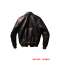 WWII US A-2 Leather Fighter Pilot Jacket Black ww2 leather jacket,US Pilot Jacket,A2 fighter Jacket,ww2 Fighter Jacket