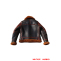 WWII US B-3 Leather Fighter Pilot Jacket brown I ww2 leather jacket,US Pilot Jacket,A2 fighter Jacket,ww2 Fighter Jacket