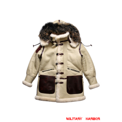 WWII US B-7 Arctic Parka Jacket White WWII US B-7 Arctic Parka Jacket White