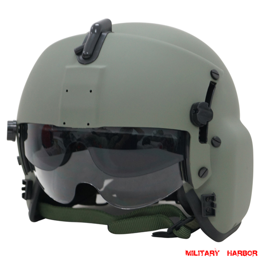 HGU-56P Helicopter Pilot Helmet with Dual lens and face shield