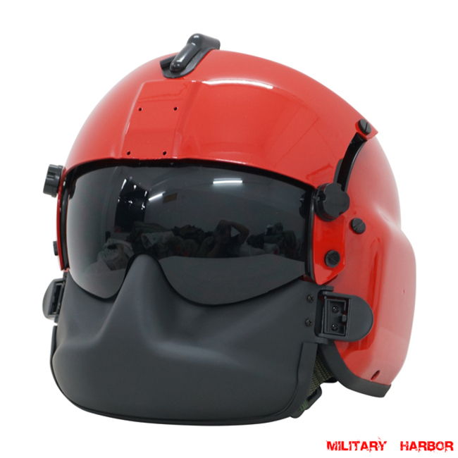 HGU-56P Helicopter Pilot Helmet with Dual lens and face shield airsoft ABS replica red US army helmet,US navy helmet,US marine helmet,seal helmetHGU-56P Helicopter Pilot Helmet