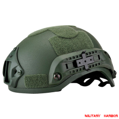 Military Army MICH2001 Tactical Helmet ABS for airsoft green Military Army MICH2001 Tactical Helmet ABS for airsoft green